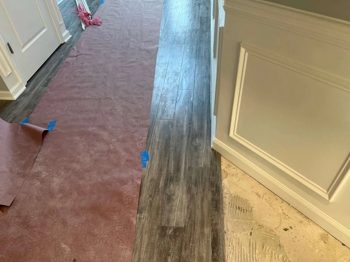 Completed marble shower restoration in Union Hill-Novelty Hill